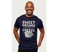 Boursin Men's Sweet Dreams Are Made Of Cheese T-Shirt in Navy | Size: Medium Boursin Navy M