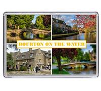 Bourton-on-the-Water Cotswolds United Kingdom England Souvenir Acrylic Fridge Magnet (Standard: 70x45mm)