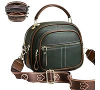 Bousalutend Crossbody Bag, 3 IN 1, Wide Strap Shoulder Gag Leather, Adjustable Strap, Multifunctional Compartments (#04)