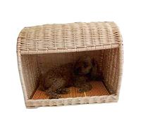 Bousige Dog Bed for Large Medium Small Dogs, Pet Bed Dog Cat Cussion Mat Wicker Four Seasons Soft Warm Washable Scratch Proof For Small Pet