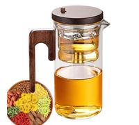 Bouteille En Verre Avec Infuseur À Thé - Practical and Esthétique | Parfaite Pour Preparer Thé Glacé ou Chaud, Easy to Nettoyer et À Transporter, Design Élégant et Durable, Idéale Pour À La Maison