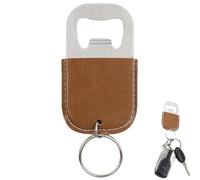 Bouteille-Metal Bottle Opener for Gag Gifts Fridge | Metal Style Keychain Keychain with Cover for Everyone Who Loves Wine and Beer