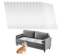 BOUTICOL 12 Pcs Transparent Dog Scat Mats Keep Dogs Off Couch & Furniture Dogs Scat Mats with Spikes (16.5x13.4 inch)
