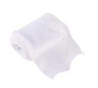 Boutigem 12M Organza Wired Ribbon White Sheer Ribbon Organza Satin Ribbons for Bows Wrapping Wedding Invitations Flower Bouquet Garland Christmas