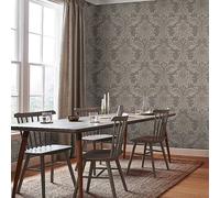 Boutique Archive Damask Wallpaper Taupe