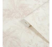 Boutique Bali Patterned Pearl Wallpaper