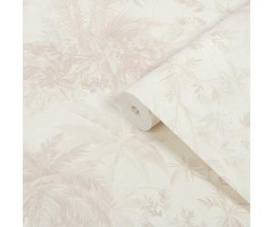 Boutique Bali Patterned Pearl Wallpaper