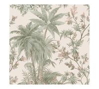 Boutique Bali Sage & Rose Wallpaper | Soft Pink Tree Design | Paste the Wall | Eco-Friendly