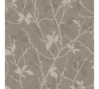 Boutique Belle Floral Taupe/Gold Wallpaper | Paste the Wall | Taupe Floral | Eco-Friendly