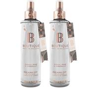 Boutique Body Spray 250ml - Neroli, Pear & Gingerlily Fragrance, Womens Hair & Body Mist - Refreshing, Moisturising Spray With Essential Oils - Vegan - Made In England (Pack of 2)