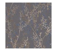 Boutique Breeze Sprig Blue Wallpaper | Paste The Wall Application | Suitable for Any Room | Floral Wallpaper