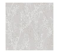 Boutique Breeze Sprig Pearl Wallpaper | Paste The Wall Application | Suitable for Any Room | Floral Wallpaper
