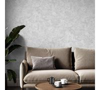 Boutique Carrara Grey Textured Wallpaper