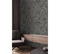 Boutique Carrara Textured Plain Onyx Wallpaper - Paste The Wall - Onyx Wallpaper- Urban Texture and Metallic Glamour Design - Paste The Wall - Feature or 4 Wall Design - Suitable for Any Room