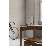Boutique Chunky Weave Textured Wallpaper Metallic
