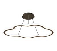 Boutique Decoration Black White LED Chandelier Iron Pendant Lighting Aluminum Hanging Lamp Contemporary Ceiling for Kids Living Room Indoor Light Fixtures