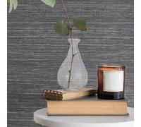 Boutique Gilded Texture Moonstone Wallpaper In Grey Grey
