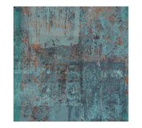 Boutique Indutrial Concrete Verdigris Wallpaper | Blue Textured | Paste the Wall | Eco-Friendly