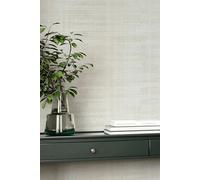 Boutique Lamont Weave Pearl Wallpaper In White White 10000mm_x_520mm