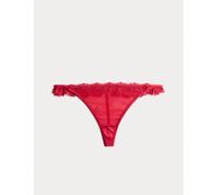 Boutique Magda Embroidery Thong Red