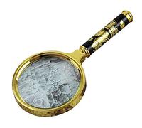 Boutique magnifying glassPortable Portable Hand-held Magnifying Glass 10 Times The Illumination Optical Reading Magnifier for Books, Newspapers, maps, Coins, Jewelry, Hobbies and Crafts/Product Code: