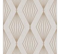 Boutique Marquise Geo Pearl Wallpaper | Paste The Wall | Neutral Geometric | Eco-Friendly