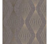 Boutique Marquise Geo Smokey Quartz Wallpaper | Paste The Wall | Grey Geometric | Eco-Friendly