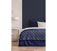 Boutique Marquise Plain Sapphire Wallpaper | Paste The Wall | Blue Texture | Eco-Friendly