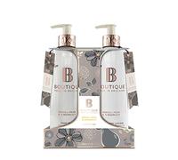 Boutique Neroli, Pear & Gingerlily Fragrance Hand Duo Set 1 x Hand Wash, 1 x Hand & Body Lotion 500ml - Balancing and Calming Essential Oils - Vegan - Made In England