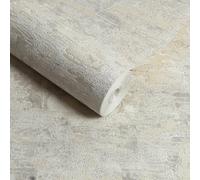 Boutique Ornamental Texture Pale Gold Wallpaper