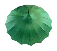 Boutique Patterned Pagoda with Scalloped edge Green