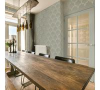 Boutique Refine Geometric Sage Green Wallpaper