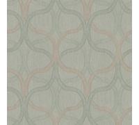 Boutique Refine Geometric Sage Green Wallpaper | Paste the Wall | Green Geometric | Eco-Friendly