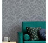 Boutique Royal Damask Sliver Wallpaper