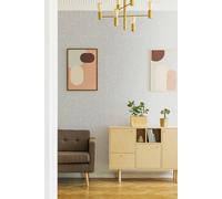 Boutique Royal Silk Textured Plain Wallpaper In Silver Silver One Size