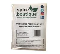 .boutique Single Use Bouquet Garni, Herb & Spice Sachets Bags, Biodegradable Unbleached Paper, (13 x 9cm). 20