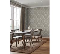 Boutique Taupe Archive Damask Wallpaper
