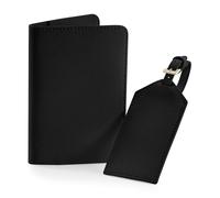 Boutique Travel Set Bagbase Black One Size