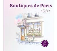 Boutiques de Paris à Colorier