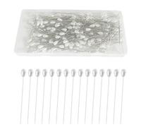 Boutonniere Pins, 200Pcs Teardrop Pearl Head Pins 5.5cm Long Flower Buttonhole Pin for Wedding Flower Decorations Sewing Crafts