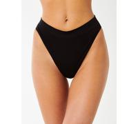 Boux Avenue 3 Pack Seamless High Leg Brazilian Knickers Black