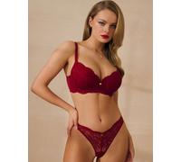 Boux Avenue female Billie Wired Balcony Bra (B-G) - 32F, Red