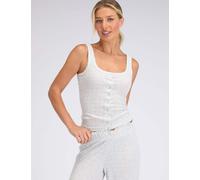 Boux Avenue Heart Pointelle Pyjamas Grey Marl