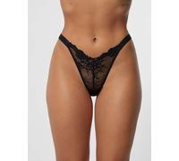 Boux Avenue Women's 5pk Fran Lace High Leg Thongs - 10 - Black, Black,Multi