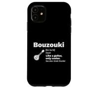 Bouzouki Hellas Lute Rembetiko Encyclopedia Definition Case for iPhone 11