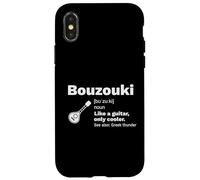 Bouzouki Hellas Lute Rembetiko Encyclopedia Definition Case for iPhone X/XS