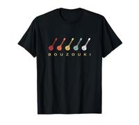 Bouzouki Instrument Hellas Retro Vintage T-Shirt
