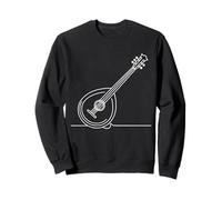 Bouzouki Line Art Design Greek Music Instrument Sweatshirt