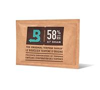 Boveda 58% Two-Way Humidity Control Pack For Storing 1 lb - Size 67 - Single - Moisture Absorber for Storage Containers - Humidifier Pack - Individually Wrapped Hydration Packet - Less Sticky