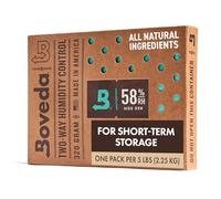 Boveda 58% Two-Way Humidity Control Pack For Storing 5 lb - Size 320 - Single - Moisture Absorber for Storage Containers - Humidifier Pack - Individually Wrapped Hydration Packet